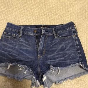High waisted hollister shorts